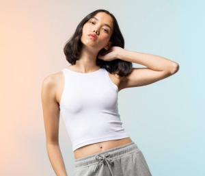 Tee-shirt femme court