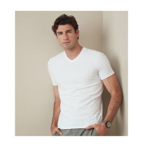 Tee-shirt homme col v