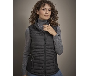 Bodywarmer bi-matière femme