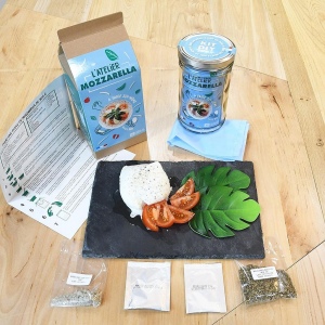 L'atelier mozzarella au basilic bio
