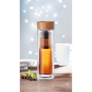Gourde double paroi en verre