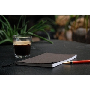 Notebook fait de marc à café