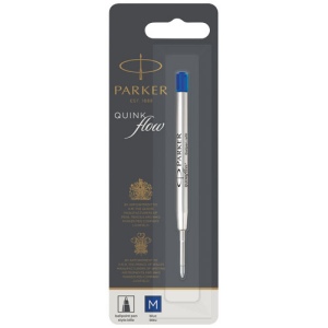 Cartouche pour stylo bille Quinkflow Parker (encre bleue)