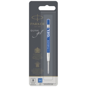 Cartouche pour stylo bille écriture Gel Parker (encre bleue)