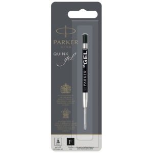Cartouche pour stylo bille écriture Gel Parker (encre noire)