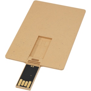 Clé USB biodégradable rectangulaire en forme de carte de crédit - 32 Go