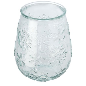 Porte-bougie Faro en verre recyclé