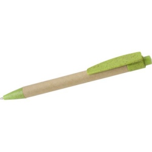 Stylo bille en carton et paille de blé Spencer