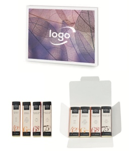Carte de Voeux 4 barres 10g de chocolat - Le Petit Carré de Chocolat®