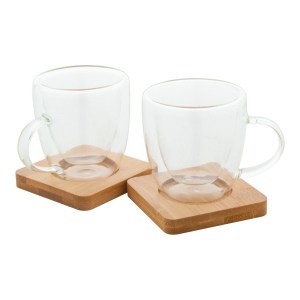 Mocaboo Mocaboo set de tasses en verre espresso