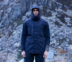 Longue parka imperméable