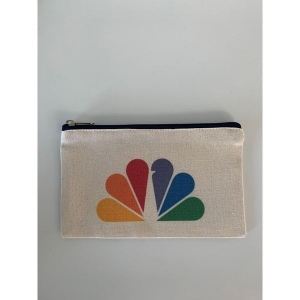 Trousse coton JAIPUR 230 Ecru / Bleu foncé