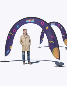 Arche publicitaire 380 x 240 cm