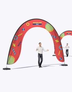 Arche publicitaire 550 x 340 cm