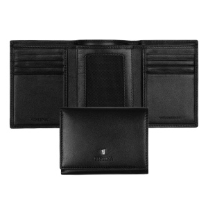 Porte-cartes Trifold Classicals Noir