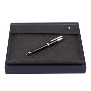 Parure Festina Noir (stylo bille & écritoire A5)