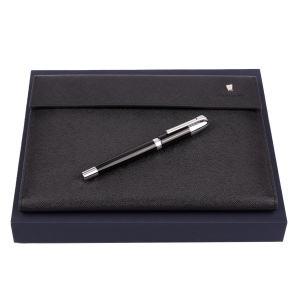 Parure Festina Noir (stylo roller & écritoire A5)