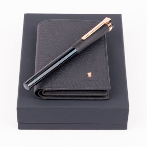 Parure Festina Marine (stylo roller & porte-cartes)