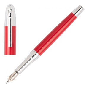 Stylo plume Classicals Chrome Rouge