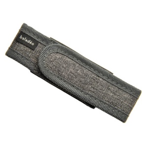 Etui de ceinture en nylon pour couteau 'Slim', gris chiné