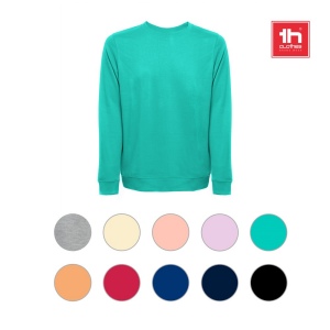 THC COLOMBO. Sweatshirt (unisexe) en éponge italienne sans patte de boutonnage