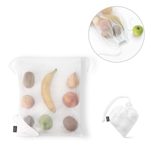 BOLZANO. Sac pliant en rPET avec pochette en rPET 190T