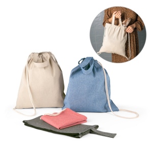 RISSANI. Sac à dos en coton recyclé (140 g/m²)