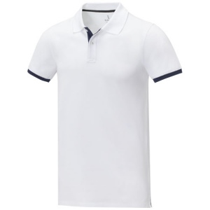 Polo Morgan manches courtes deux tons homme