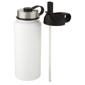 Bouteille de sport isotherme Supra 1 l avec couche de cuivre et 2 couvercles