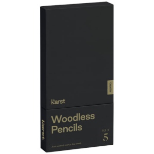 Ensemble de crayons graphite 5 pièces K’arst® 2B sans bois