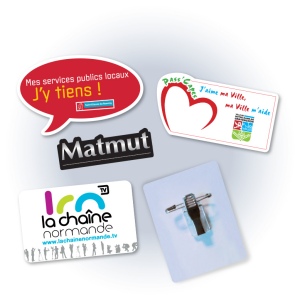 Badge PVC rigide