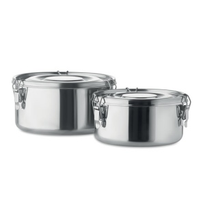 ELLES - Set de 2 boîtes en inox