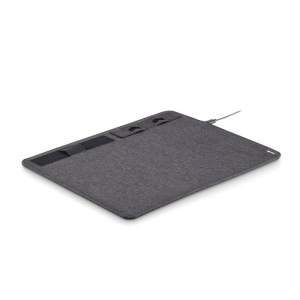 SUPERPAD - Tapis de souris RPET chargeur 15W