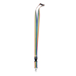 BOWYARD - Lanyard en RPET arc-en-ciel