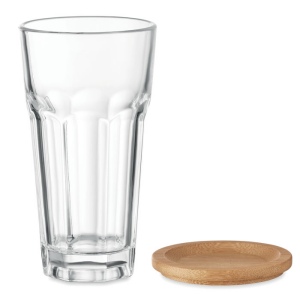 SEMPRE - Verre avec couvercle en bambou