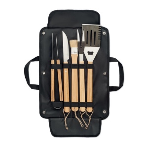 ALLIER 5 BBQ tools in pouch