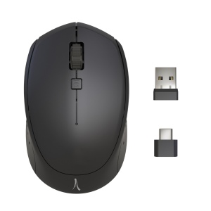CHUZUMO - SOURIS ÉCO SANS FIL DOUBLE DONGLE (USB-A + USB-C)