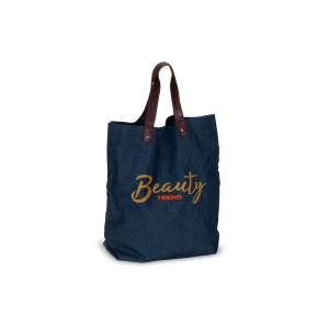 Sac à provisions toile Denim 310g/m² 42x13x43cm