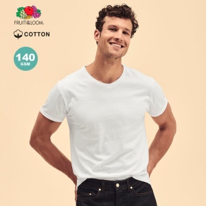 T-Shirt Adulte Blanc - Iconic V-Neck