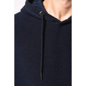 Sweat-shirt à capuche oversize en micropolaire recyclée unisexe