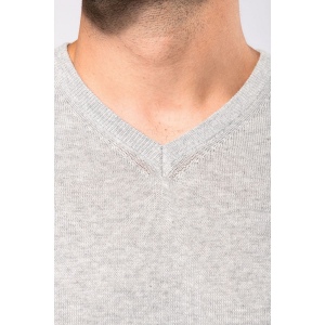 Pull col en V écoresponsable homme