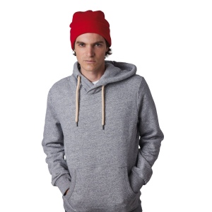 Bonnet recyclé avec revers tricoté