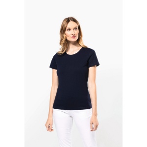 T-shirt Supima® col rond manches courtes femme