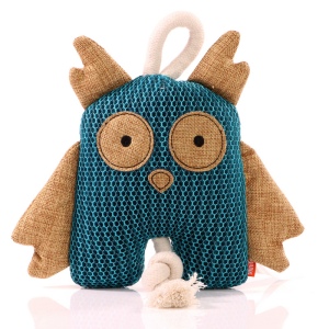 Peluche chouette pour chien