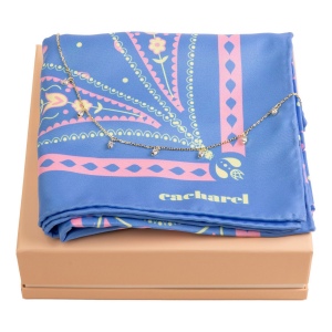 Parure Cacharel (collier & foulard)