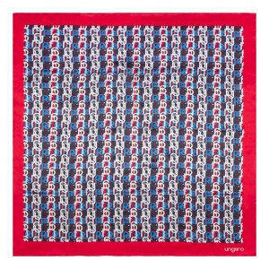 Foulard soie Umberta Rouge