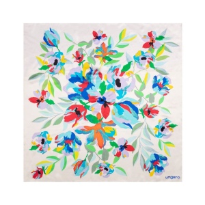 Foulard soie Paola Off-Blanc