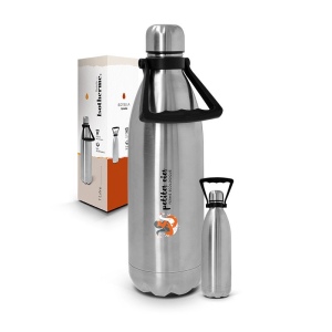 BOUTEILLE GOURDE ISOTHERME DOUBLE-PAROI INOX 1L