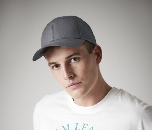 Casquette 6 pans style trucker en polyester recyclé