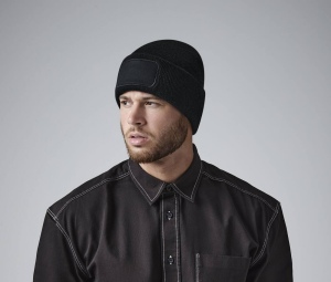 Bonnet avec empiècement en polyester recyclé